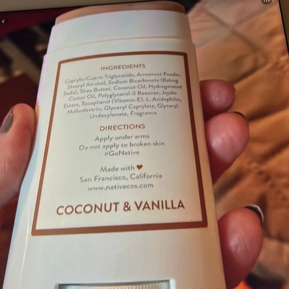 Native brand deodorant, 2.65 oz., (1)New never used - Picture 6 of 6